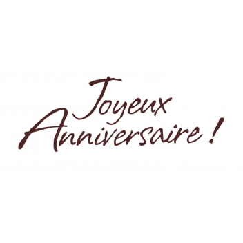 1031060 - 3471051031065 - Graine créative - Tampon en bois Joyeux anniversaire - France