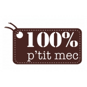 Tampon en bois 100% p'tit mec