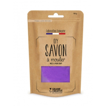 200341 - 3471052003412 - Graine créative - Pain de savon 100 g Translucide violet - France - 2
