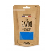 Pain de savon 100 g Translucide bleu