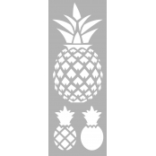 Pochoir 15 x 40 cm Ananas