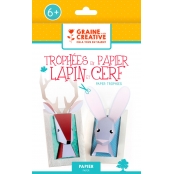 Kit créatif pour enfant Animaux en papier