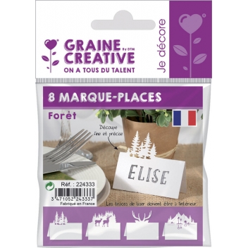 224333 - 3471052243337 - Graine créative - Marque place Foret 8 pièces - France - 2