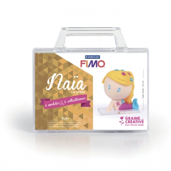 815103 - 3471058151032 - Graine créative - Kit Ma première figurine Naia la sirène (Fimo soft) - France
