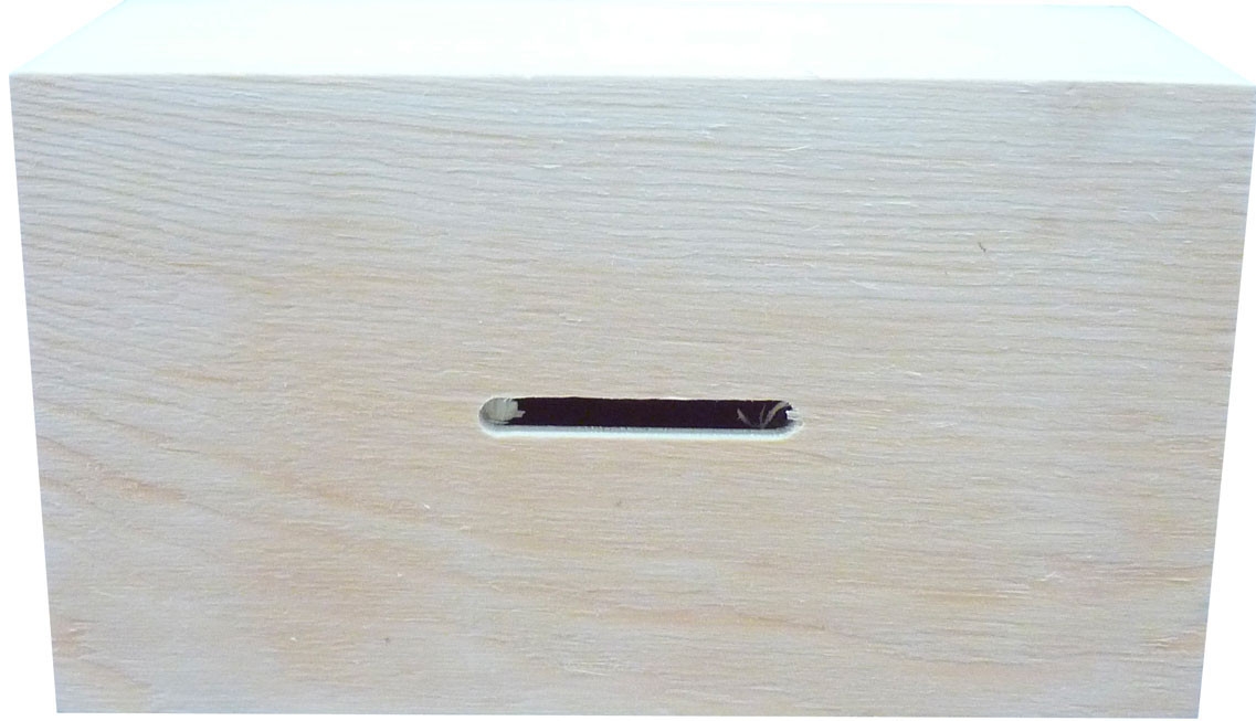 Tirelire en bois rectangulaire - Graine créative référence 100951