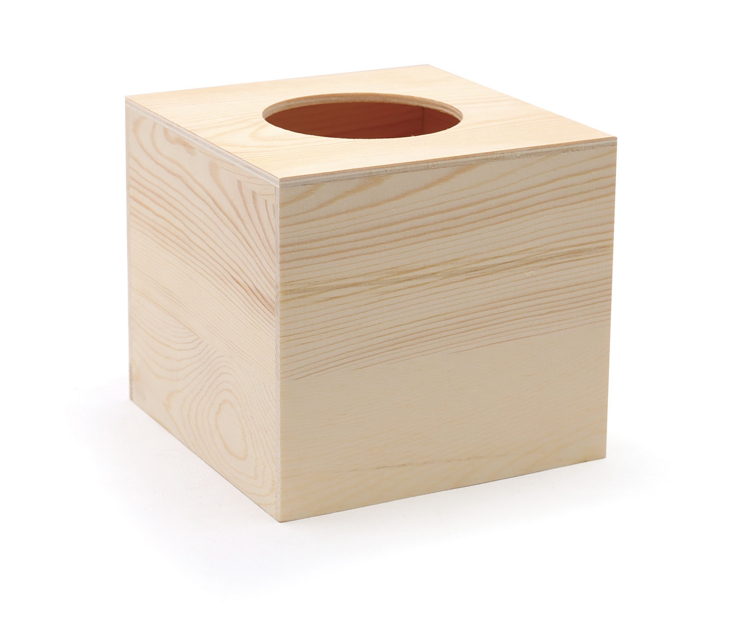 Boîte à mouchoirs cube en bois - Graine créative référence 100707