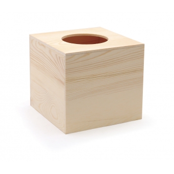 Boîte à mouchoirs cube en bois - Graine créative référence 100707
