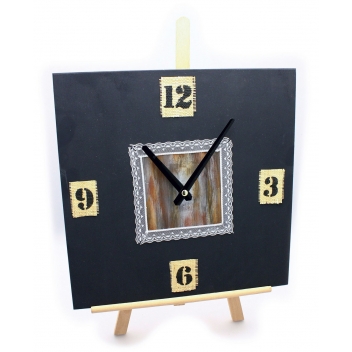 101420 - 3532431014204 - Graine créative - Horloge à décorer carrée 30 cm