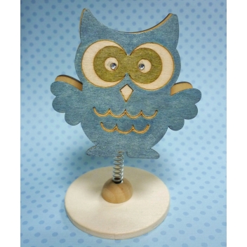 103199 - 3532431031997 - Graine créative - Clip memo à ressort Hibou en bois
