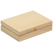 Boite coffret en bois Carte 15,5 cm