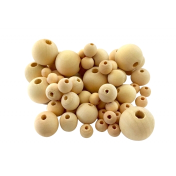 100895 - 3532431008951 - Graine créative - Perle en bois diamètres assortis 575 pièces - 3