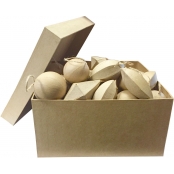 Formes et boules de Noel en papier mâché (x60)