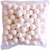 Boules cellulose blanches ø1,8cm (100 pièces)