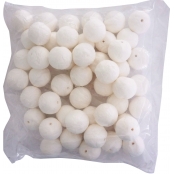 Boules cellulose blanches ø4cm (50 pièces)