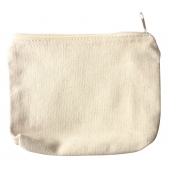 Pochette maquillage en coton à décorer 18cm