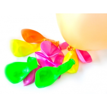 500306 - 7501060418130 - Graine créative - Ballons de baudruche gonflables néon 100 pièces