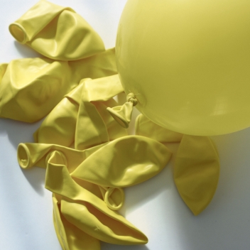 500312 - 8711194000951 - Graine créative - Ballons de baudruche gonflables Jaune 10 pièces - 2