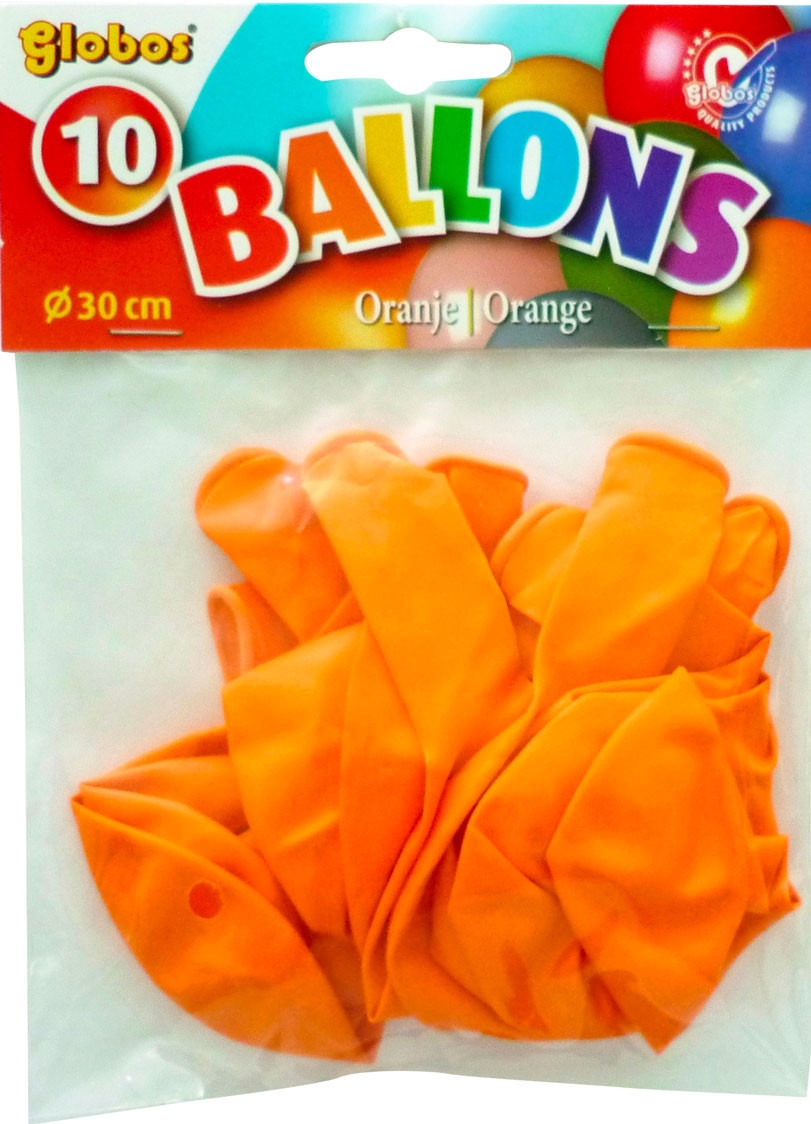 x10 Ballon de baudruche Orange