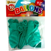 Ballons de baudruche gonflables Vert 10 pièces