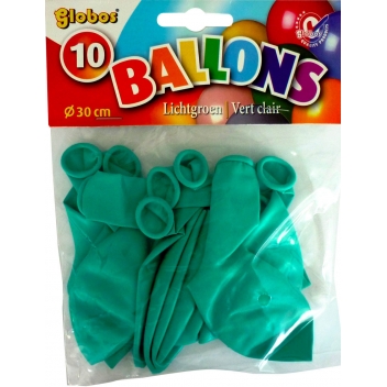 500315 - 8711194000968 - Graine créative - Ballons de baudruche gonflables Vert 10 pièces