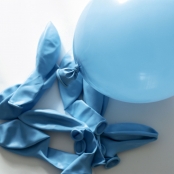 Ballons de baudruche gonflables Bleu 10 pièces