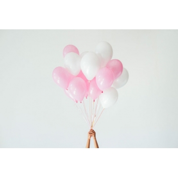 500317 - 8711194000241 - Graine créative - Ballons de baudruche gonflables Rose 10 pièces - 2