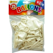 Ballons de baudruche gonflables Blanc 25 pièces