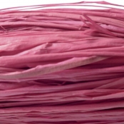 Raphia végétal rose en bobine 50 g