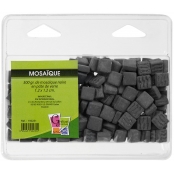 Mosaique en pâte de verre Mat Noir 500g