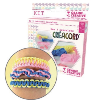 791023 - 3532437910234 - Créacord - Kit Créacord bracelet Rainbow - 6
