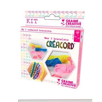 791023 - 3532437910234 - Créacord - Kit Créacord bracelet Rainbow - 2