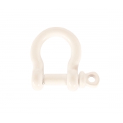 Fermoirs en métal Blanc (idéal pour Paracord) 2 pièces 3cm