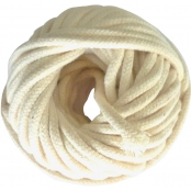 Bobine de fil à tisser en coton tressé 1mm 100g