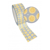 Ruban adhésif large Queen Tape 4,8 cm Pivoine Jaune