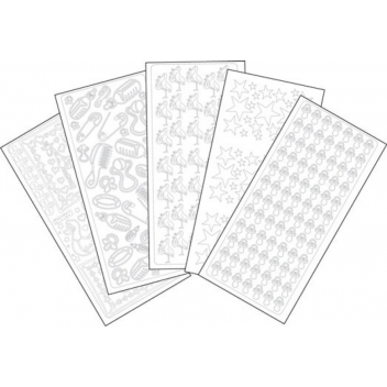 501502 - 3532435015023 - Peel Off's - lot de 10 peel off's rose et bleu - naissance