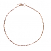 Chaîne bracelet petite maille bronze ø2mm