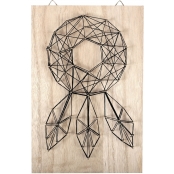 Tableau de fil tendu String Art Attrape-rêve 20x30cm
