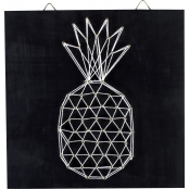 Tableau de fil tendu String Art Ananas 22cm