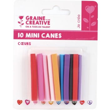 269202 - 3471052692029 - Graine créative - Tranches de canes MINI MINI Coeurs - 2