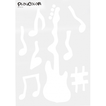 400632 - 8414213091113 - PlayColor - Gouache pour textile Playcolor 6 pcs + Pochoirs Garçon - 3