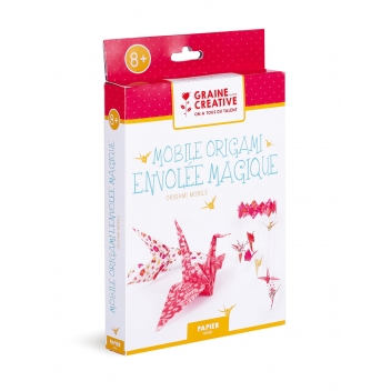 750208 - 3471057502088 - Graine créative - Papier Origami kit mobile Envolée Magique