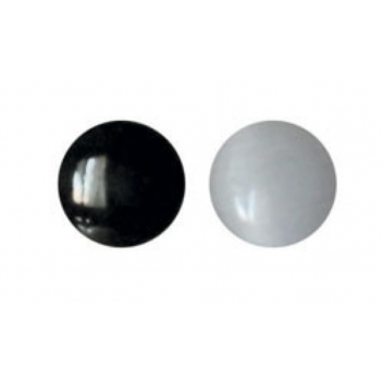 194240 - 3760131942408 - Ki-Sign - Strass thermocollant tissu ø3/4/5/6mm Noir Blanc 176 pièces