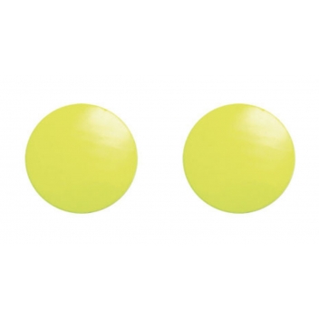 194348 - 3760131943481 - Ki-Sign - Strass thermocollant tissu ø3/4/5/6mm Fluo Jaune 176 pièces - 2