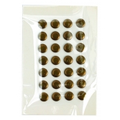 Clou Rond thermocollant 7mm Bronze 28 Pièces