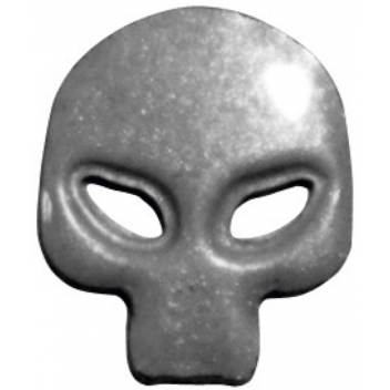 194182 - 3760131941821 - Ki-Sign - Clou Tête de mort (Skull) thermocollant 12x10mm Argenté 16 Pièces - 3