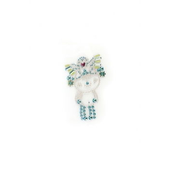 194605 - 3760131946055 - Ki-Sign - Transfert thermocollant clou & strass Manga Vert 10x6 cm