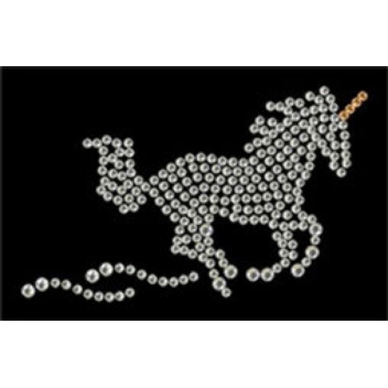 194625 - 3760131946253 - Ki-Sign - Transfert thermocollant clou & strass Licorne 8,4x5,4 cm - 2