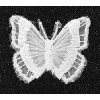 194645 - 3760131946451 - Ki-Sign - Transfert thermocollant dentelle Papillon n°3 7,5x8 cm
