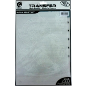 Transfert thermocollant Chouettes Blanc A4