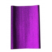 Coupon Tissu Pailleté Violet 66x45 cm